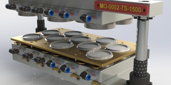 Molde de Tampa Termoformada, Moldes de termoformagem, projeto