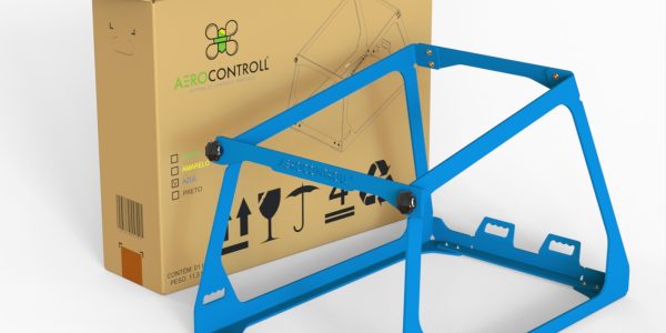 Suporte Transporte Drones, Desenvolvimento de produtos, desenho 3D